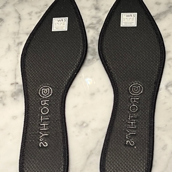 ROTHY'S RETIRED Black Pointed Toe Mary Jane Flats Size 9.5 - Picture 7 of 10